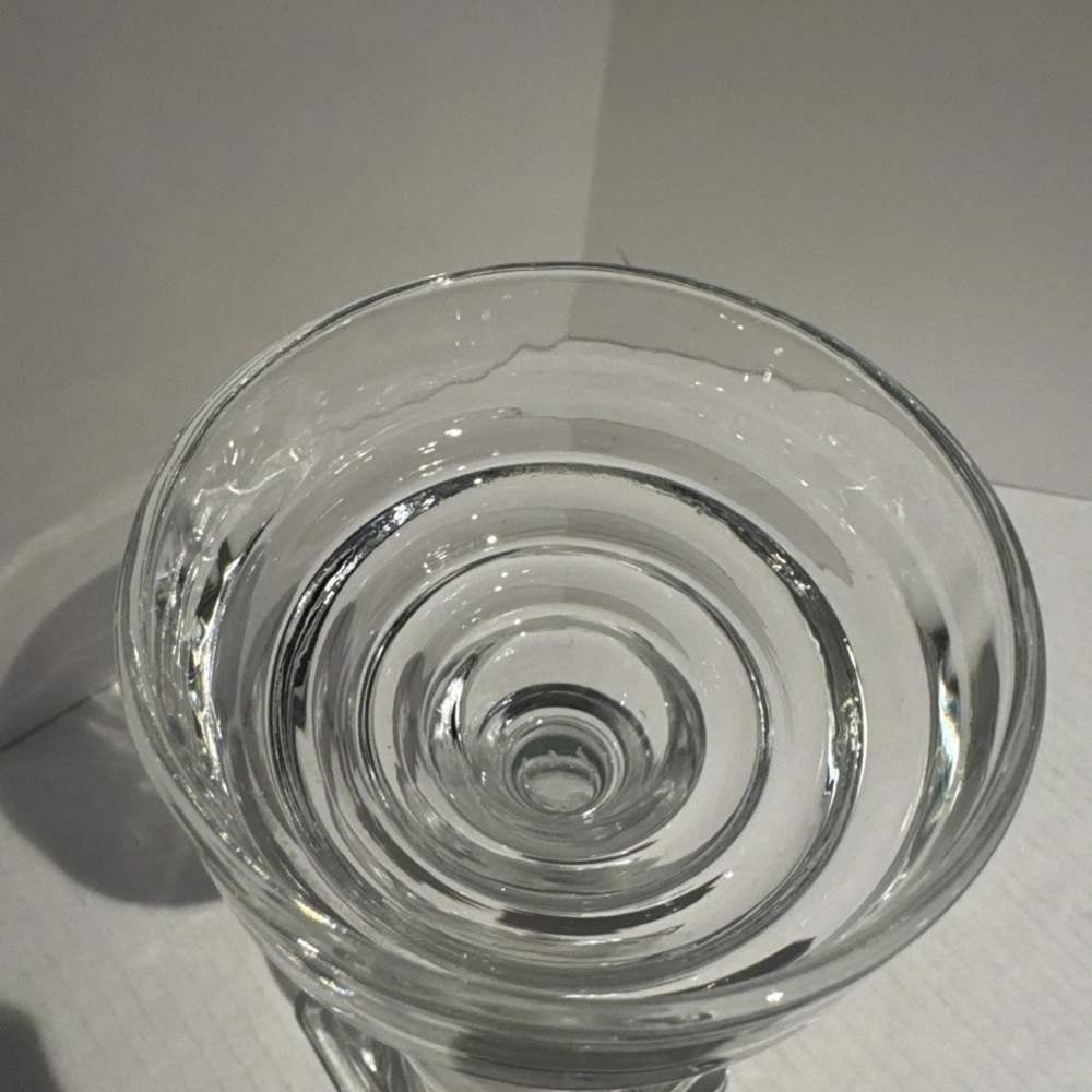 Elegant Clear Glass Candle Holder - Picture 8 of 11